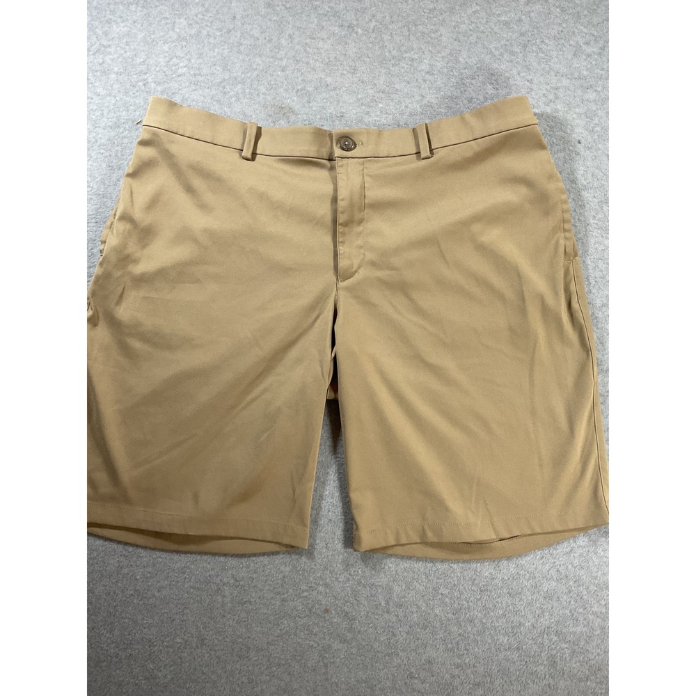 Nike Golf Dri-FIT Shorts Mens 40 Tan Khaki Standard Fit Performance 2440